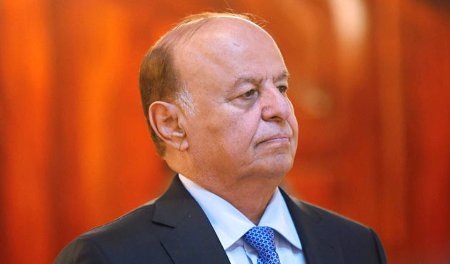 الرئيس هادي يعزي في وفاة الشيخ صالح البركاني والمهندس حسين الحماطي