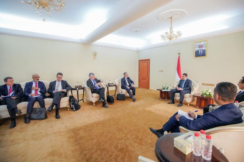 بن مبارك يلتقي عدد من السفراء الاوروبيين
