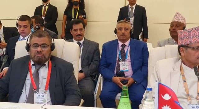 باصرة يشارك في أعمال مؤتمر باكو في أذربيجان