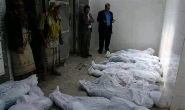 مليشيات الحوثي تدفن جريمة رداع في يريم.. تشييع جثامين عدد من ضحايا الجريمة المروعة