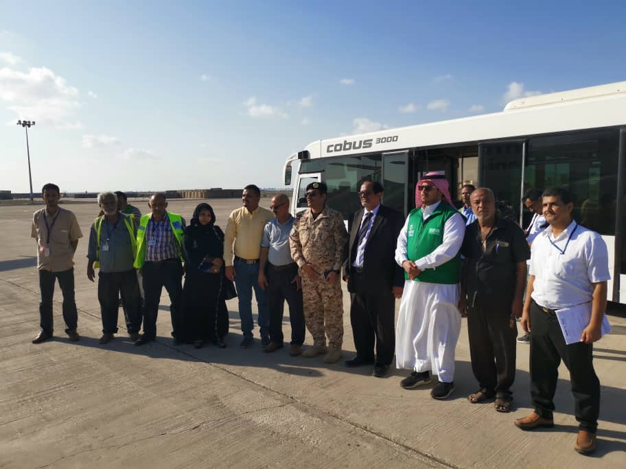 مطار عدن الدولي يستقبل اولى رحلاته بعد الاغلاق