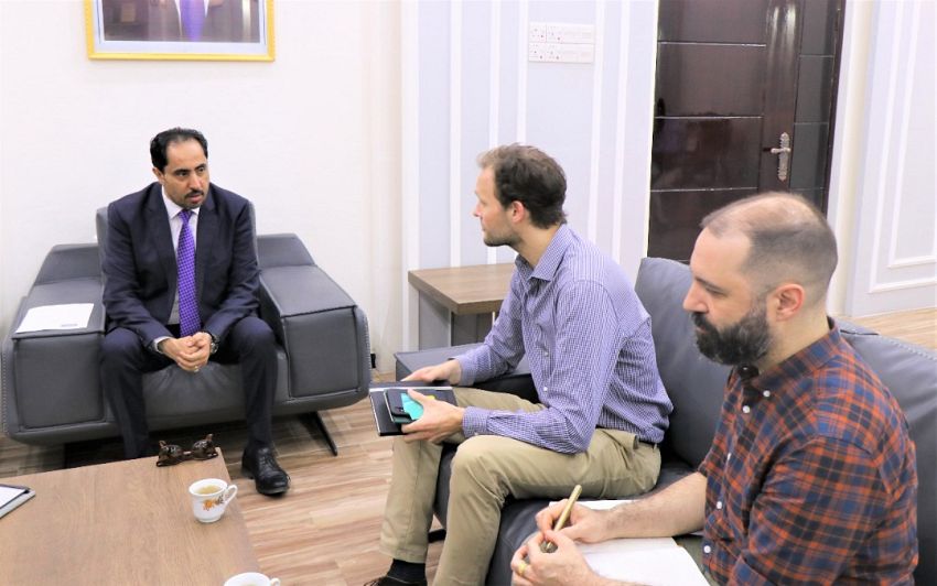 وزير الشباب والرياضة يبحث مجالات التعاون مع المعهد الأوروبي للسلام