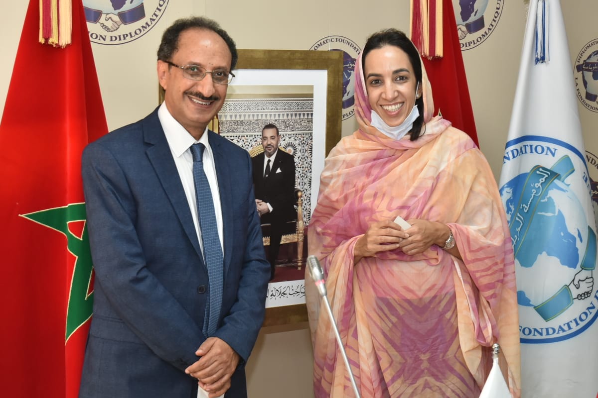 السفير الأصبحي يلتقي رئيسة جهة كلميم المغربية