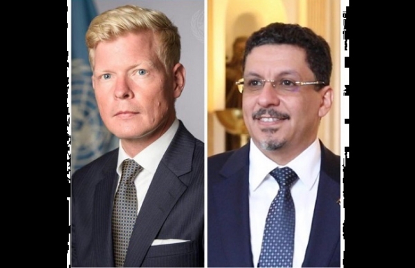 وزير الخارجية يبحث مع المبعوث الأممي مساعي إحياء السلام وإنهاء الحرب
