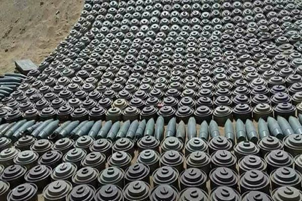 الجيش الوطني يتلف 2000 لغم زرعتها مليشيا الحوثي بصعدة