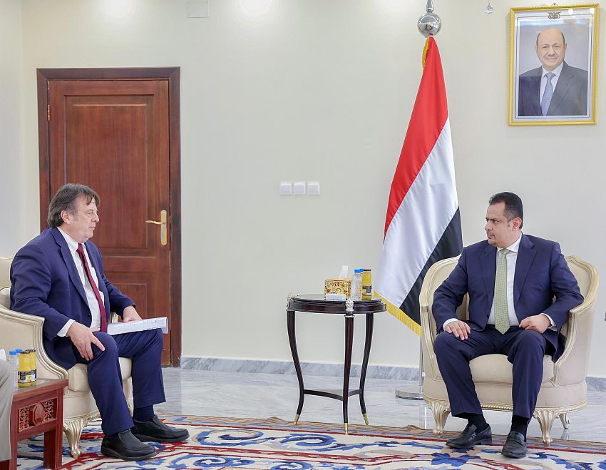 رئيس الوزراء يطلع من المنسق الأممي على مستجدات تقييم الأوضاع الإنسانية في اليمن
