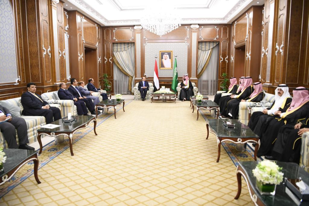 رئيس الجمهورية يلتقي ولي العهد السعودي