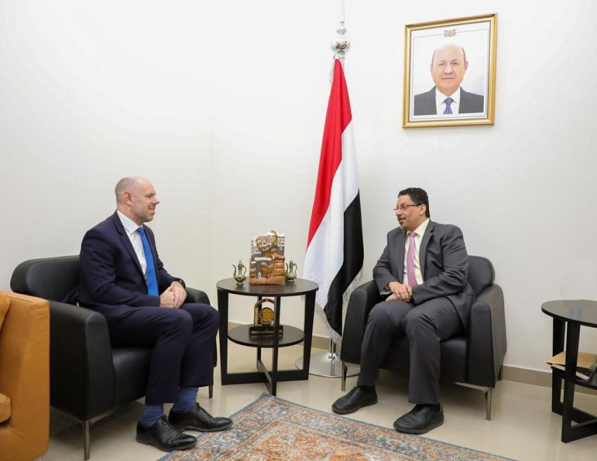 وزير الخارجية يبحث مع السفير البريطاني الجهود المبذولة لإحلال السلام