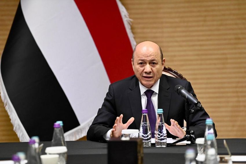 مجلس القيادة الرئاسي يؤكد في اجتماع مشترك مع قيادات الدولة التزام المكونات الوطنية بهدف انهاء الانقلاب