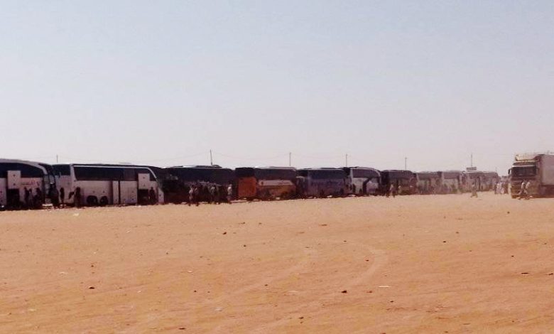 وزارة النقل تعلن إيقاف الرحلات البرية من اليمن الى السعودية