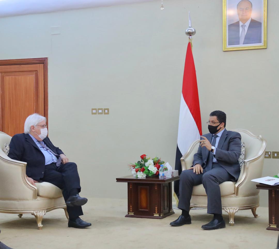 وزير الخارجية يستقبل المبعوث الخاص للأمين العام للأمم المتحدة الى اليمن