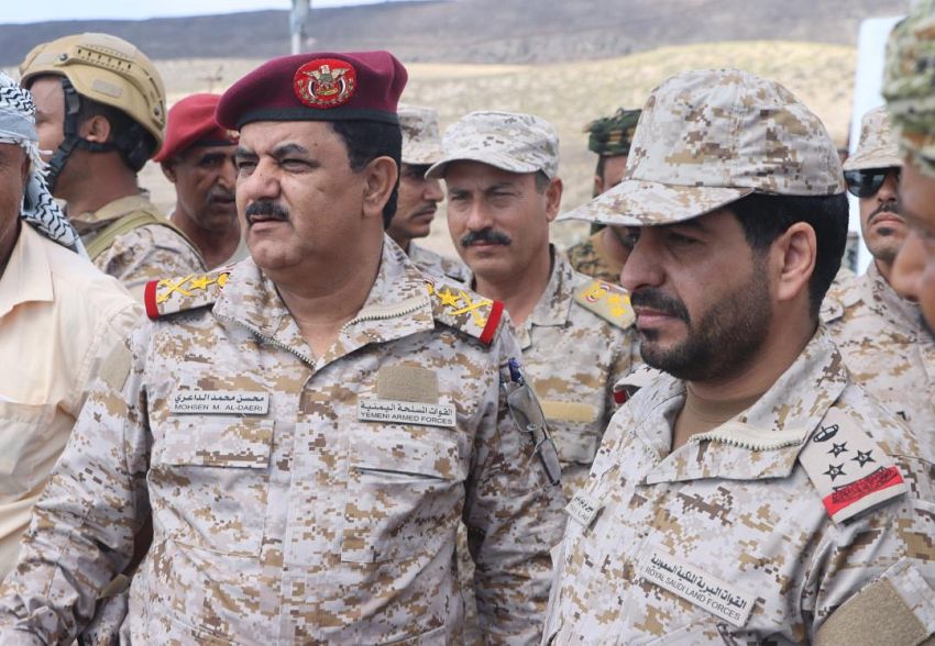 وزير الدفاع يثمن دعم التحالف العربي لليمن وقواته المسلحة