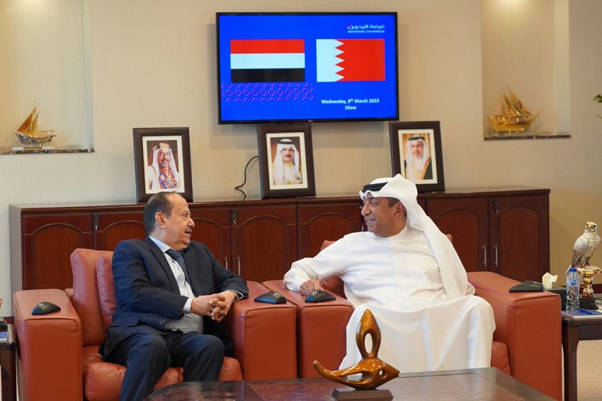 السفير الاحمدي يبحث مع الغرفة التجارية البحرينية تطوير العلاقات التجارية بين البلدين