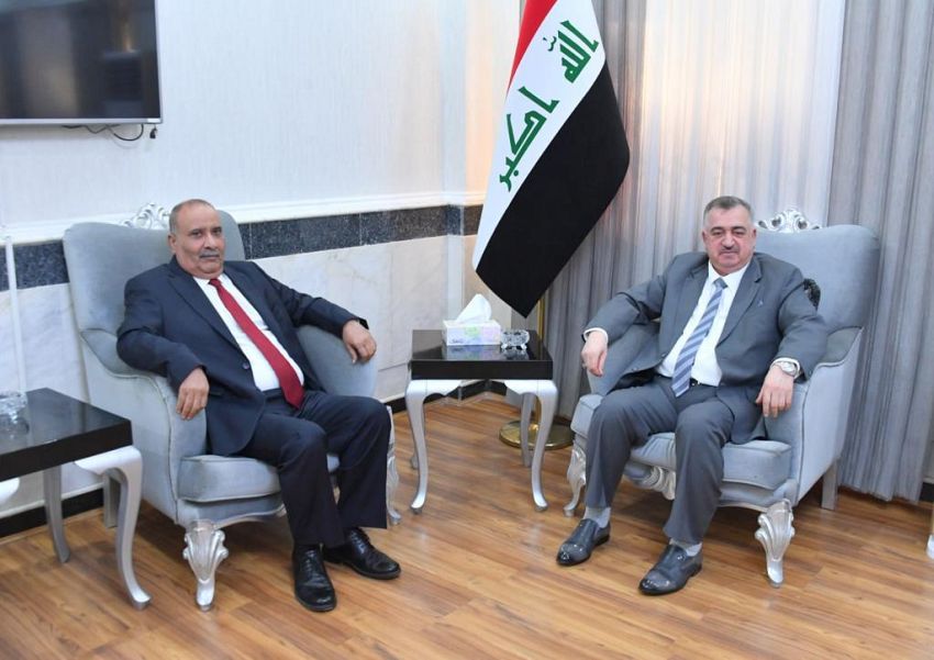 السفير مرمش يلتقي وكيل وزارة الخارجية العراقي