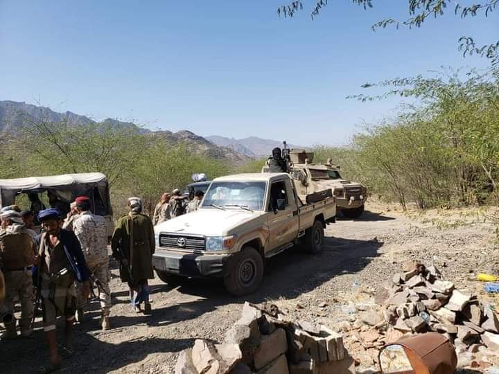 الجيش الوطني يحرر منطقة الرحبة وجبل علق ويلتحم بجبهة الكدحة غرب تعز