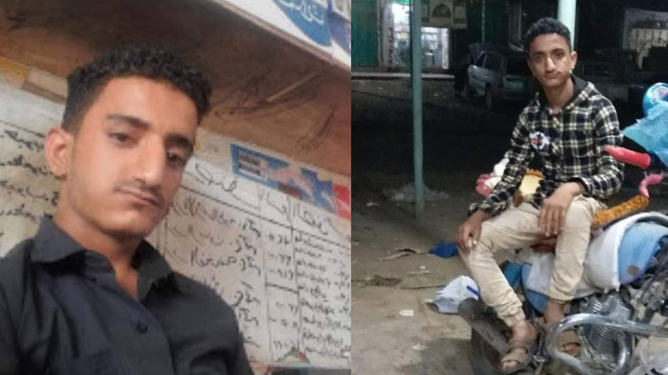 مشرف حوثي يقتل شاباً أمام أسرته بدم بارد بعد أشهر من سجن شقيقه الأكبر ونهب ممتلكاته