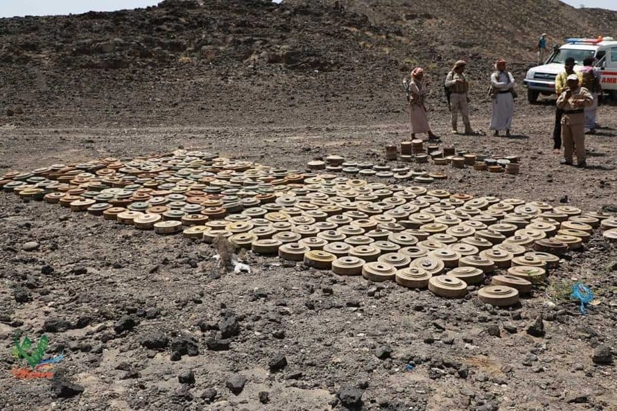"مسام" ينتزع أكثر من 1.415 لغمًا في اليمن خلال أسبوع