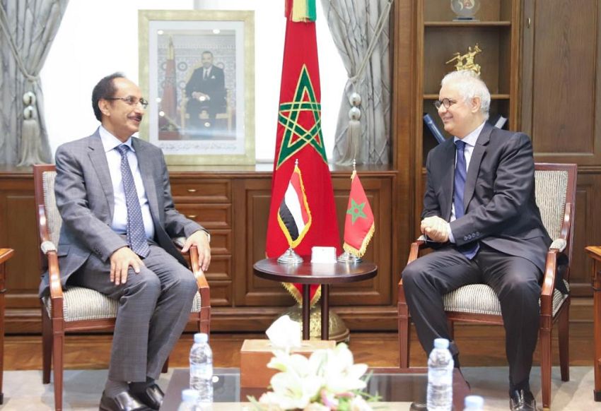 السفير الأصبحي يبحث مع وزير التجهيز والماء المغربي تعزيز التعاون المشترك
