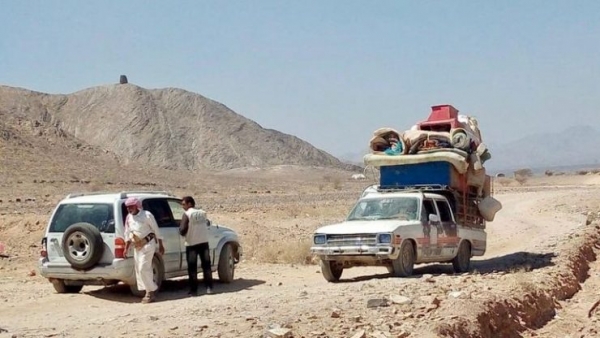 تقرير حكومي : نزوح 575 أسرة يمنية خلال أكتوبر الماضي