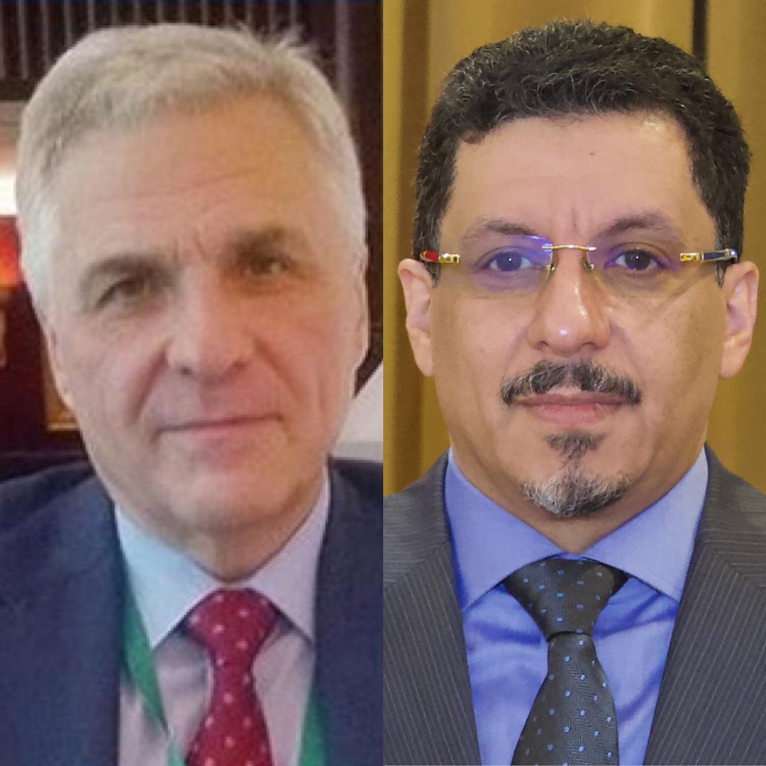 وزير الخارجية يناقش مع السفير الروسي تطورات الأوضاع في اليمن