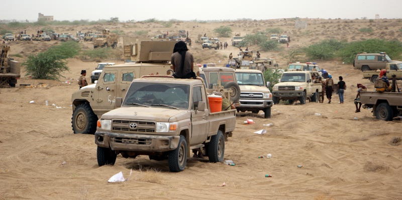 مقتل وجرح مايقارب 300 حوثيا في أخطر مغامرة للمليشيات خلال ساعات فقط.. هل بدأ الحسم بالحديدة؟ "احصائية اولية حتى الان"