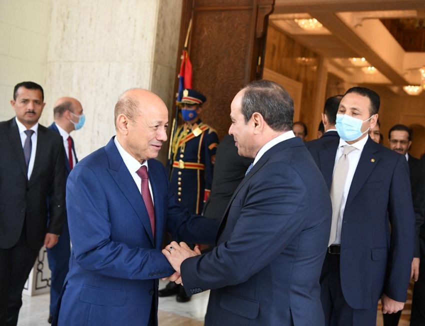 الرئيسان العليمي والسيسي يعقدان لقاءات ومحادثات رسمية بشأن مستجدات الملف اليمني وامن الملاحة الدولية
