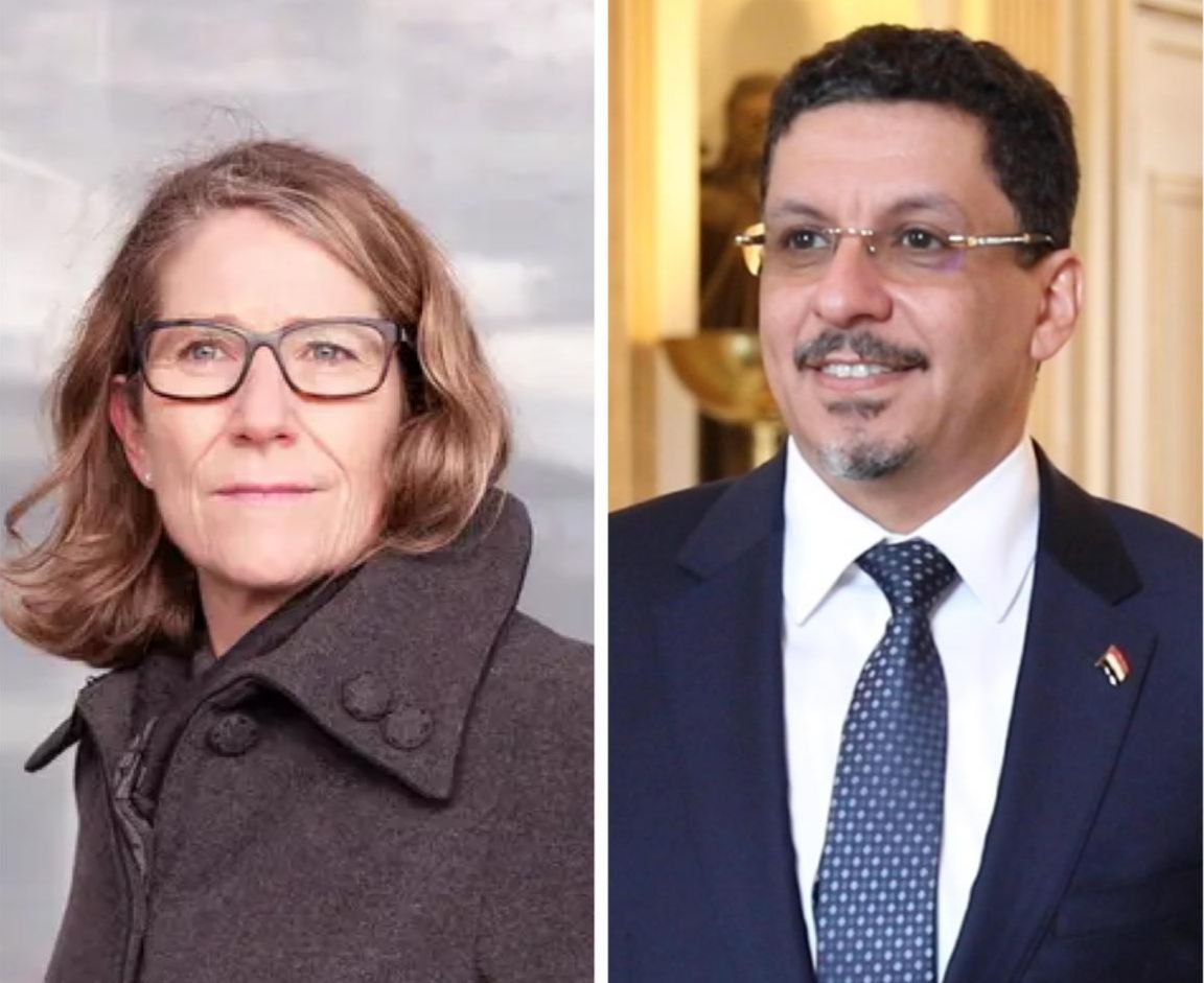 بن مبارك يناقش مع رئيسة بعثة الصليب الأحمر الوضع المأساوي في مديرية العبدية