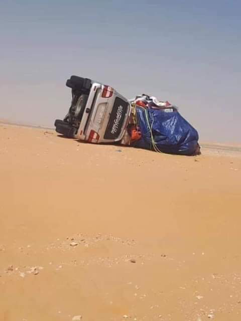 شاهد بالصورة..حادث مروري مروع في خط العبر