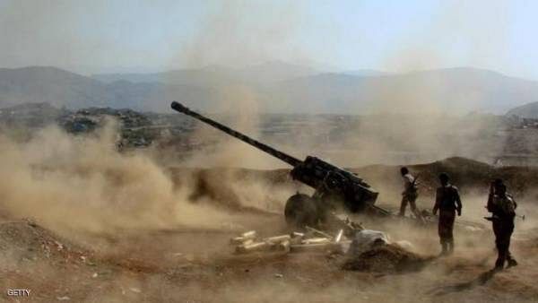 اندلاع مواجهات عنيفة بين الجيش الوطني ومليشيا الحوثي غربي تعز.