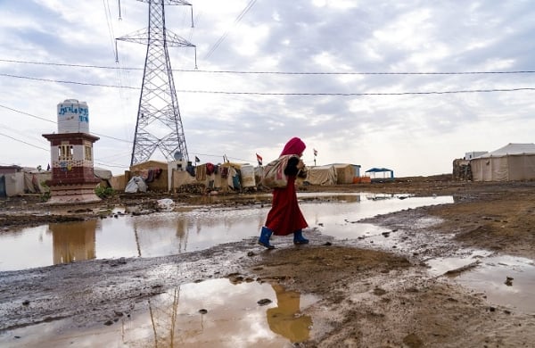 تقرير حكومي: تضرر نحو 6500 أسرة نازحة في مأرب جراء سيول الأمطار خلال الأيام الماضية