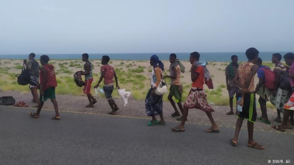 وصول أكثر من 10 آلاف مهاجر أفريقي إلى اليمن خلال فبراير الماضي