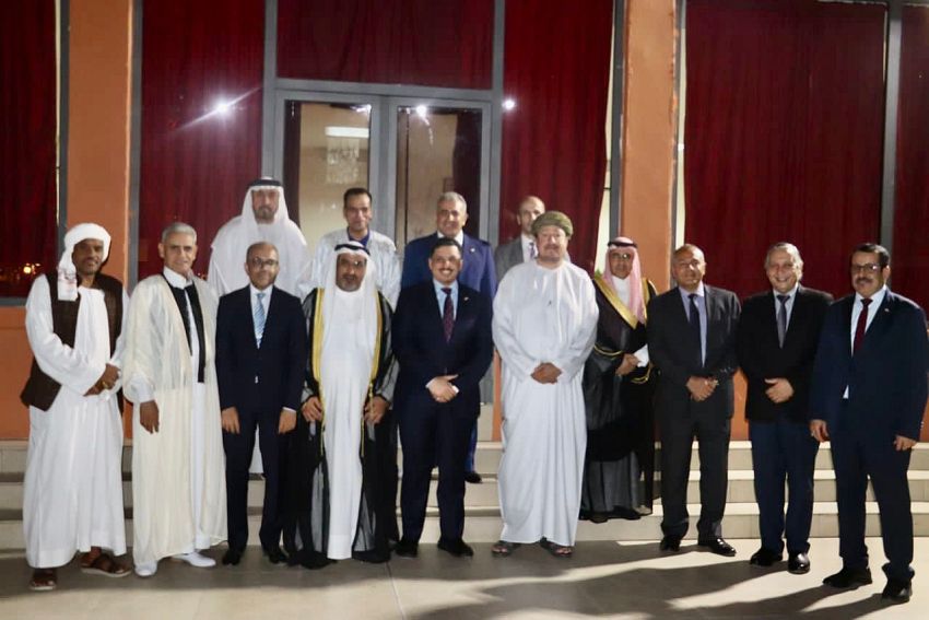 وزير الخارجية يلتقي السفراء العرب في موريتانيا ويطلعهم على آفاق الحل السياسي 