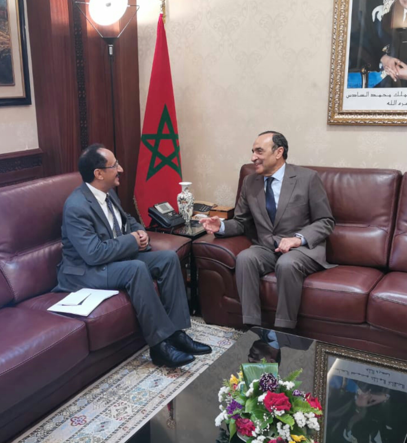 رئيس مجلس النواب يتلقى دعوة رسمية لزيارة المغرب