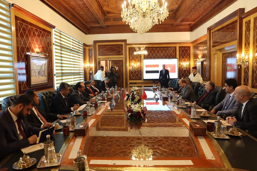 رئيس مجلس النواب يلتقي رئيس مجلس المستشارين المغربي