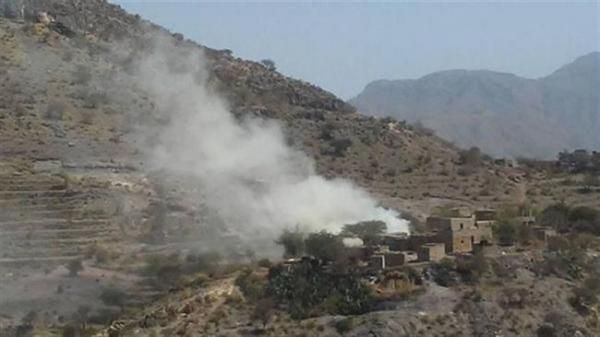 الضالع.. مليشيا الحوثي تستهدف منطقة مريس بصواريخ الكاتيوشا