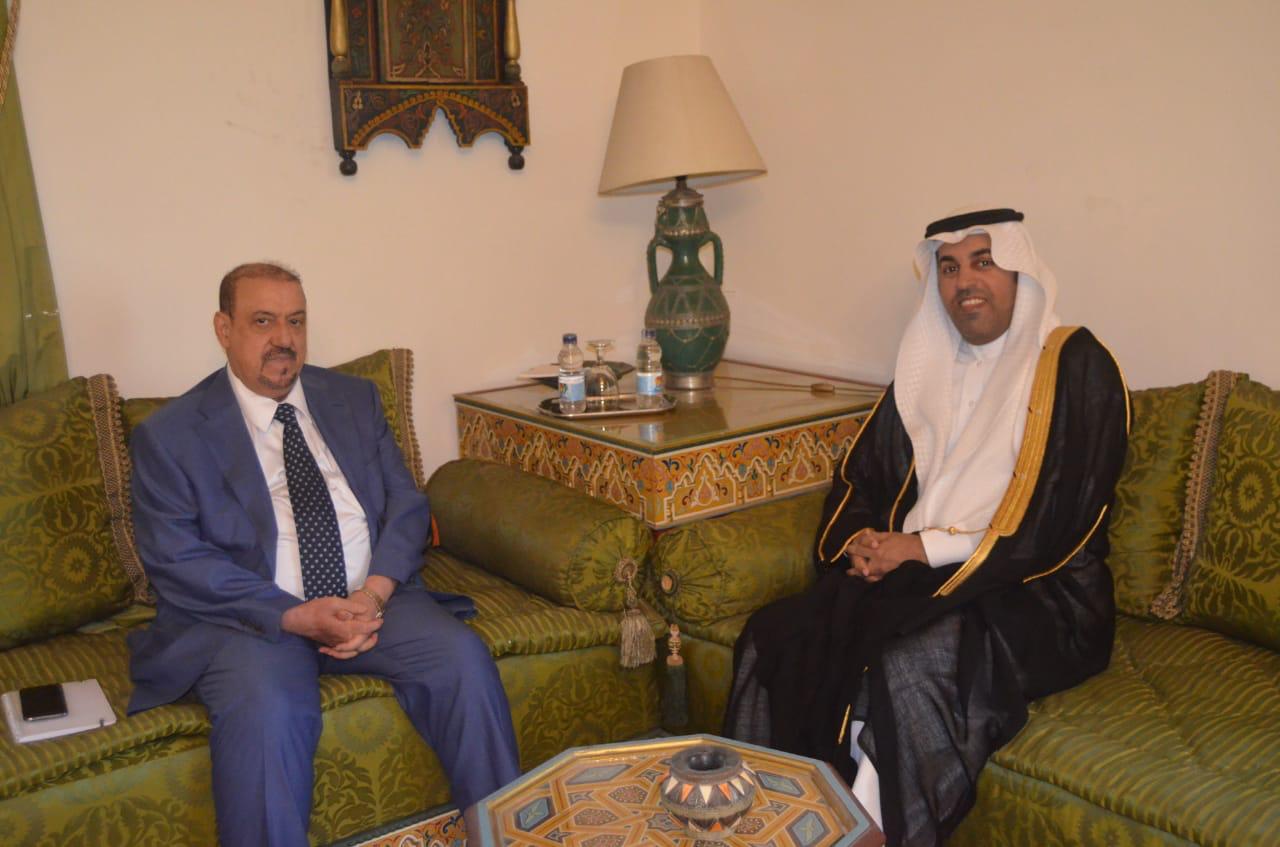 رئيس مجلس النواب يناقش مع رئيس البرلمان العربي مجالات العمل العربي المشترك والمخاطر التي تحيط بالمنطقة العربية