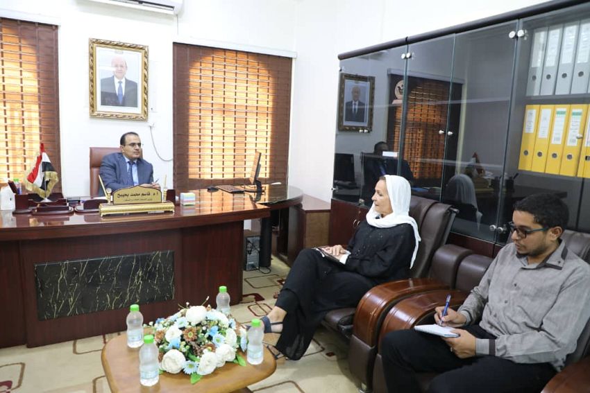الوزير بحيبح يبحث مع مسؤولة ألمانية تعزيز التعاون الصحي