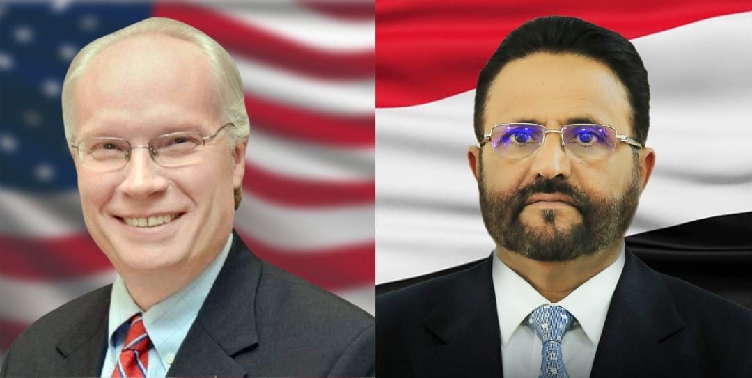 العرادة والمبعوث الأمريكي يناقشان تصعيد مليشيا الحوثي على مأرب