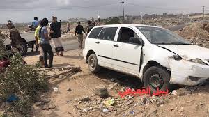 شاهد صورة حصرية لحادثة إغتيال قائد عسكري كبير في عدن