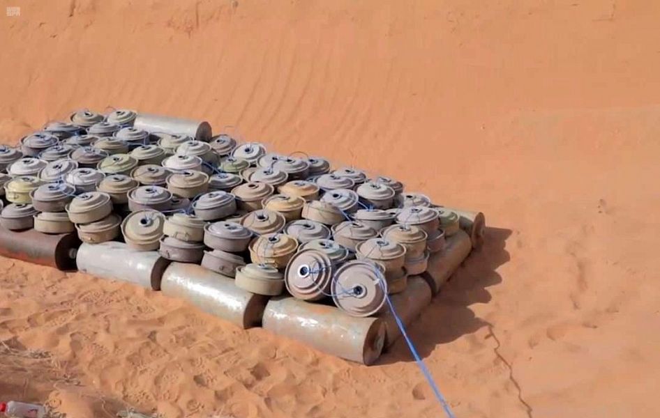 نزع 1157 لغم وعبوة ناسفة خلال الأسبوع الثاني من أغسطس الجاري
