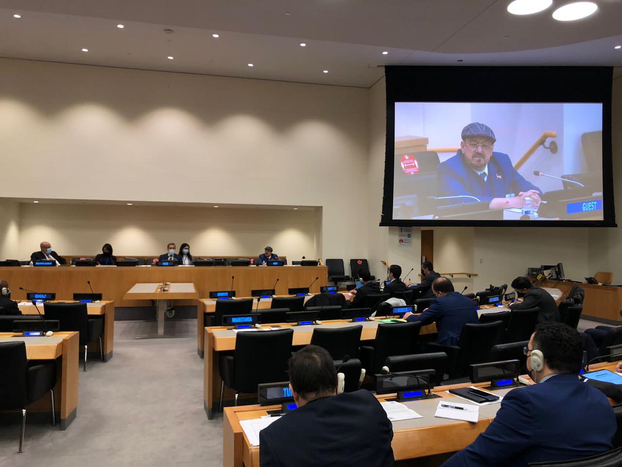 البركاني يلتقي المندوبين الدائمين للمجموعة العربية لدى مقر الأمم المتحدة في نيويورك
