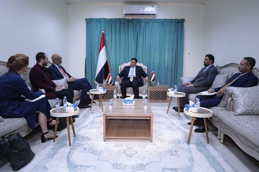 عضو مجلس القيادة الدكتور عبدالله العليمي يستقبل السفير الهولندي لدى بلادنا
