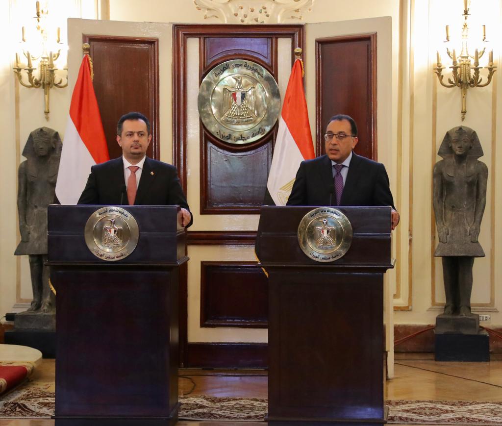 عاجل : عبد الملك ومدبولي يؤكدان ترابط الأمن القومي اليمني والمصري 