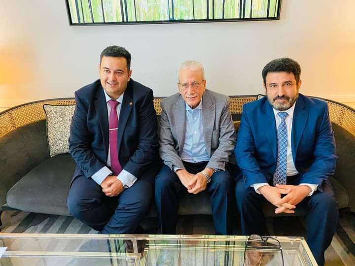 مدير مكتب رئاسة الجمهورية يلتقي بأمين عام الأقليات في اليمن