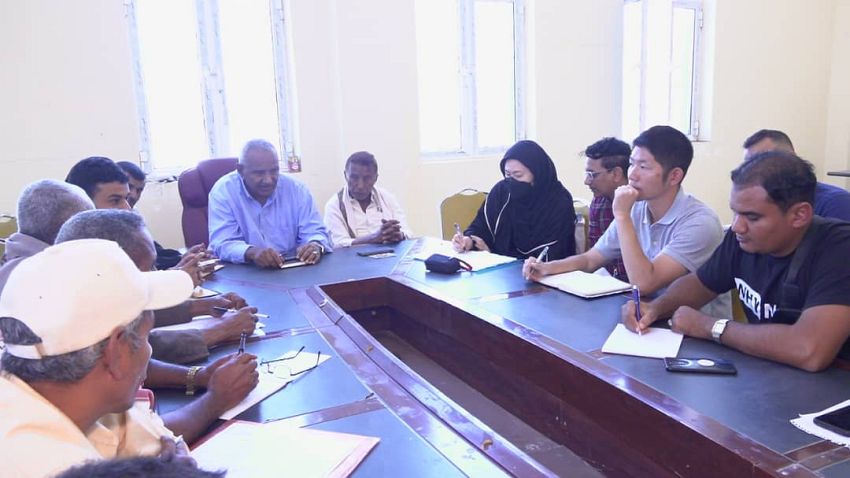 وفد ياباني يزور المخا لدراسة التدخلات التنموية والخدمية