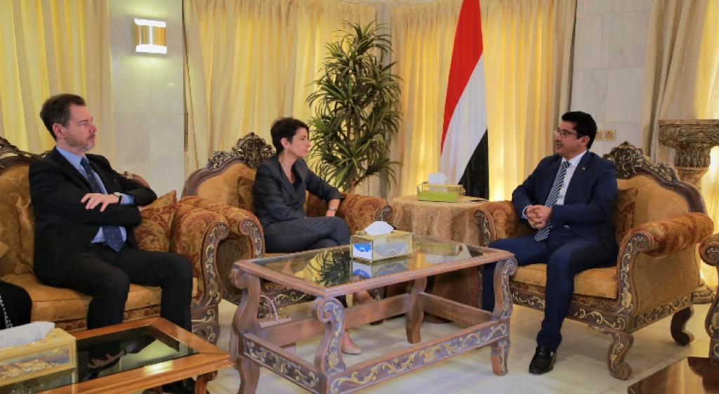 بجاش يبحث مع مسؤولة اسبانية سبل تعزيز التعاون بين وزارتي الخارجية في البلدين