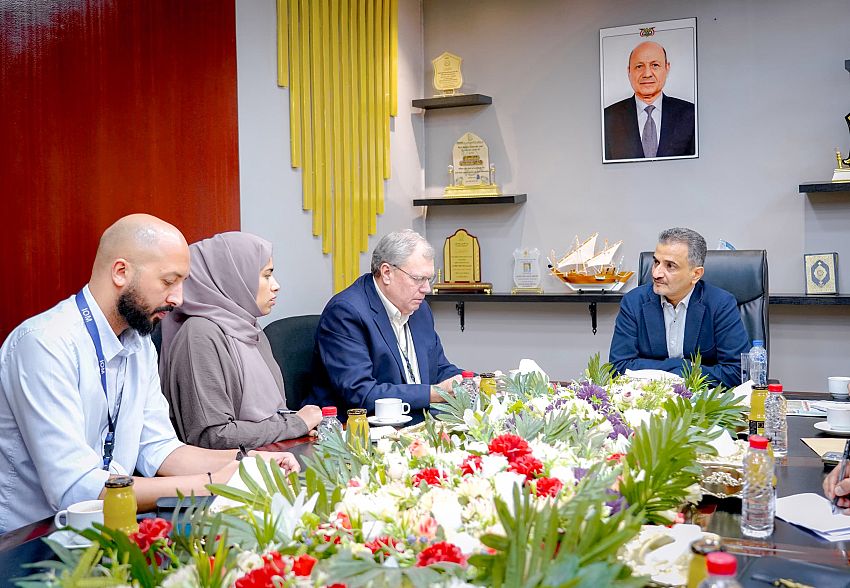 لملس يبحث مع بعثة منظمة الهجرة الدولية جهود مواجهة الهجرة غير شرعية