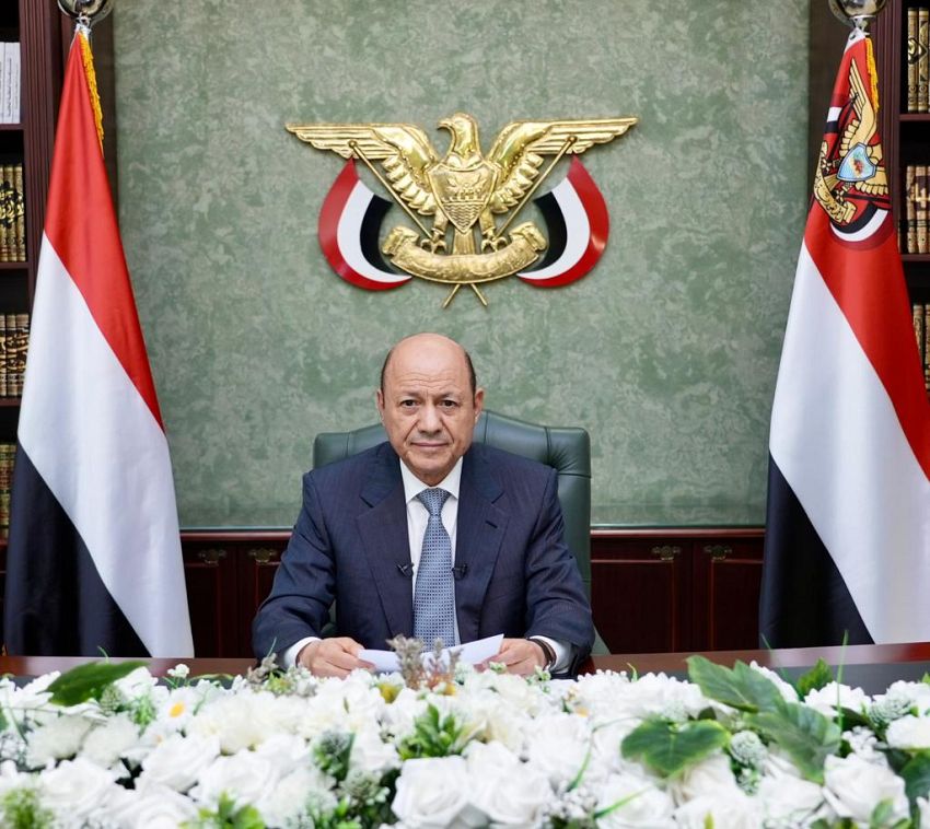 الرئيس العليمي يوجه خطاباً هامًا للشعب اليمني في الداخل والخارج بمناسبة العيد الوطني 22 مايو (نص الخطاب)