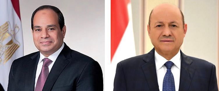 رئيس مجلس القيادة الرئاسي يتلقى برقية تهنئة من الرئيس المصري بمناسبة العيد الوطني الـ 32
