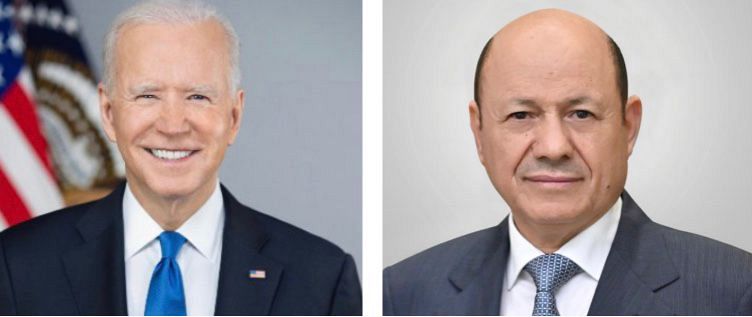 الرئيس العليمي يتلقى برقية تهنئة من الرئيس الامريكي بمناسبة العيد الوطني
